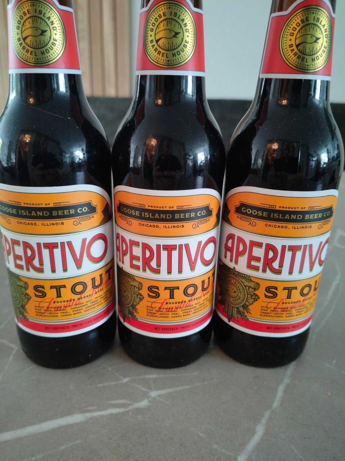 3x Goose Island Aperitivo Stout Bourbon Barrel Aged, Ophalen of Verzenden, Nieuw, Flesje(s), Overige merken