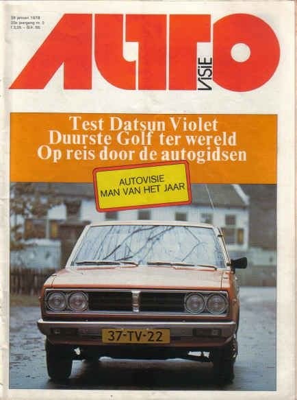Autovisie 2 1978 : Datsun Violet - Ford Capri - Volvo 343 DL, Ophalen of Verzenden, Gelezen, Algemeen