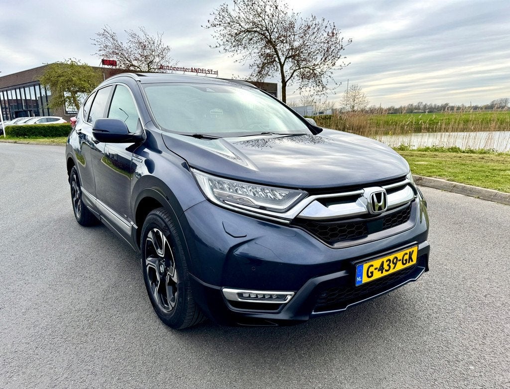 Honda CR-V 2.0 Hybrid AWD Executive Aut, Schuifdak, Acc, Cam, Auto's, Honda, Automaat, Blauw, Leder, Bedrijf