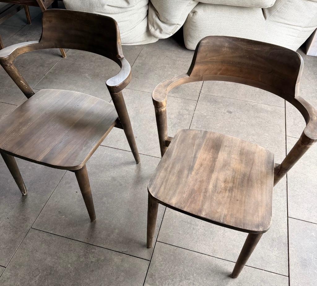 Hoffz stoelen 2 stuks, Ophalen, Gebruikt, Twee, Bruin