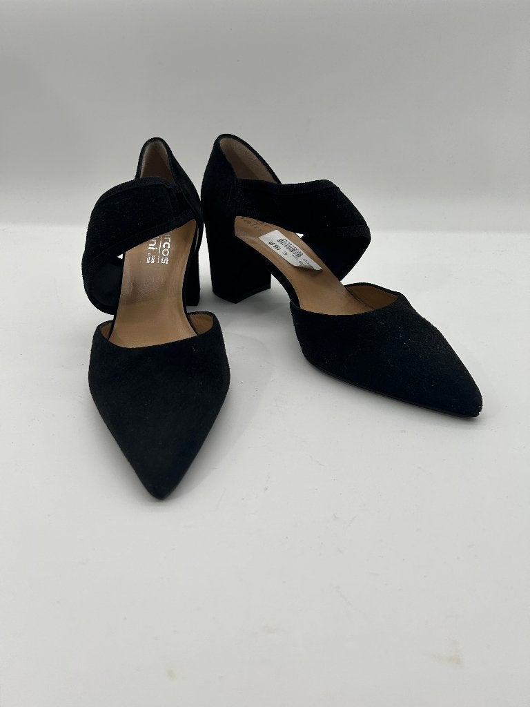 Marcos Nalini, maat 40 zwart suède schoenen met brede band., Kleding | Dames, Verzenden, Zwart, Nieuw, Marcos Nalini