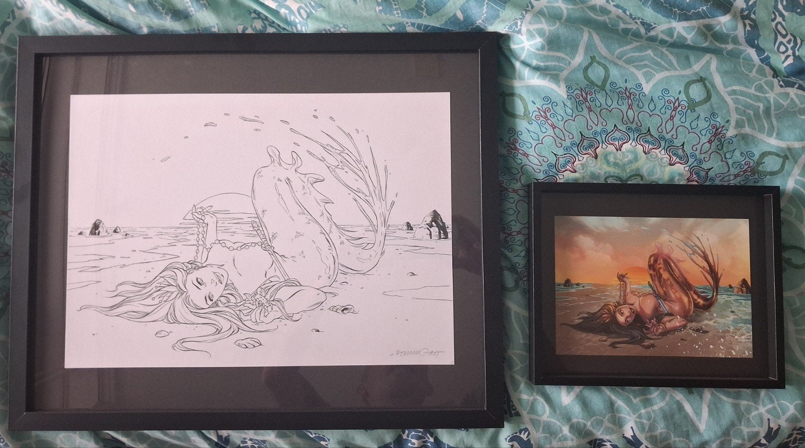 Romano Molenaar Original Art "Poster" Sirens Blood & Water, Ophalen of Verzenden, Nieuw, Romano Molenaar