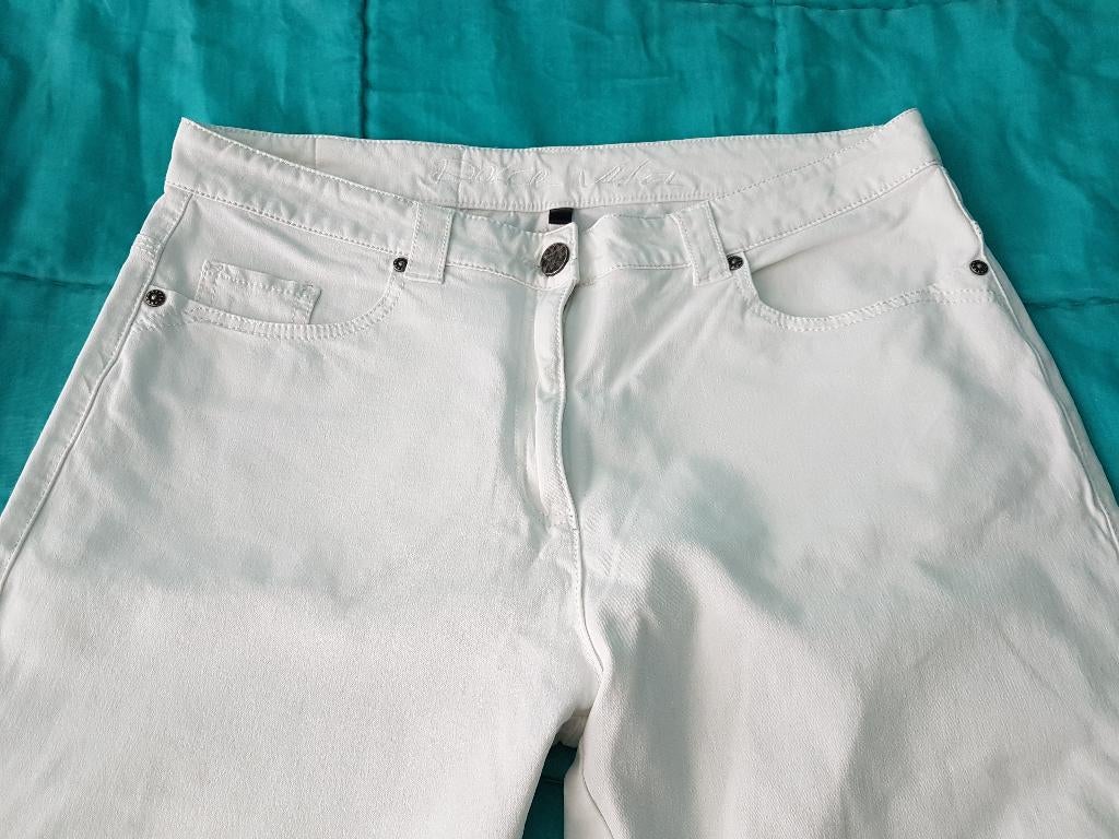 Witte broek Dolce Vita - L, Wit, Maat 42/44 (L), Ophalen of Verzenden, Zo goed als nieuw