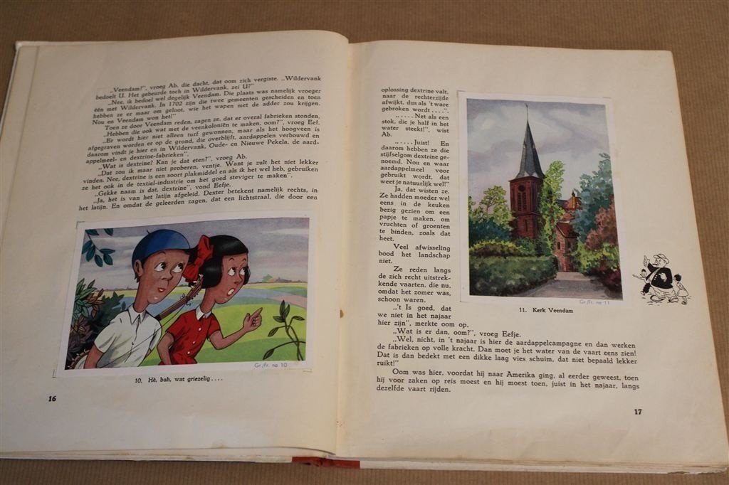 Met Ab en Eef langs veld en dreef. Compleet album., Boeken, Verzenden, Gelezen
