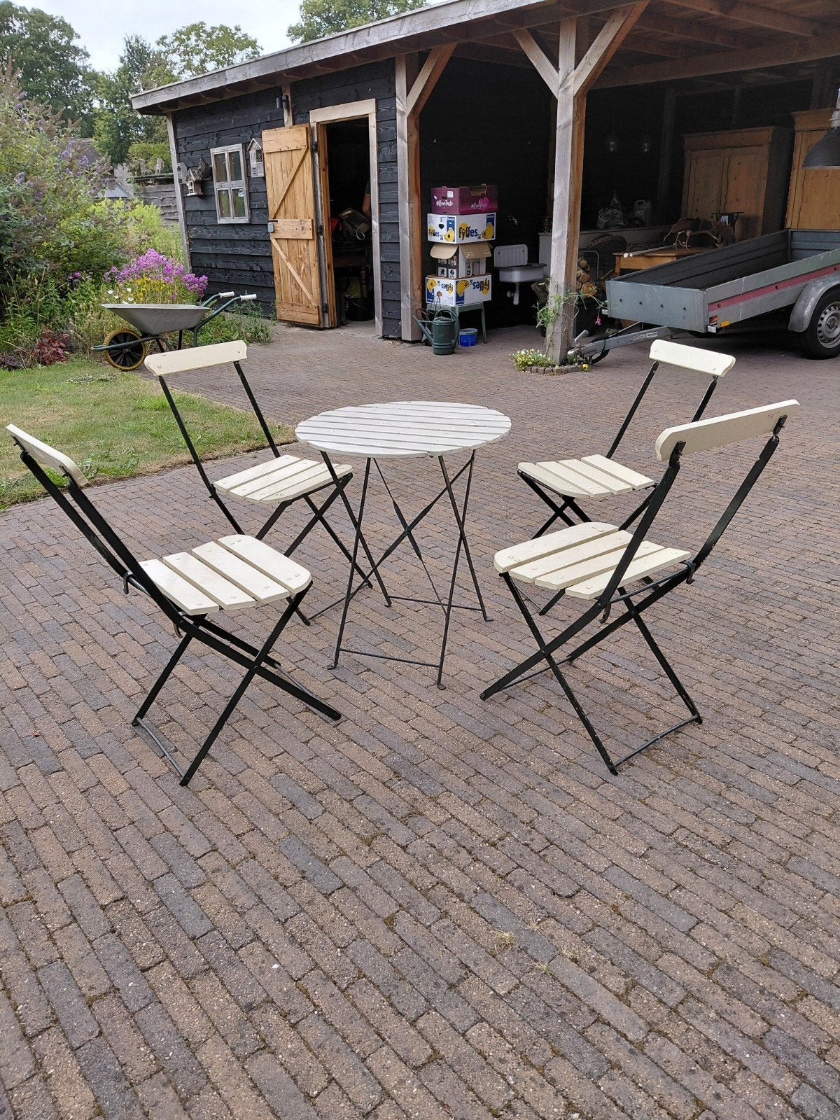 Bistroset 5 delig, Ophalen, Overige materialen, 2 zitplaatsen