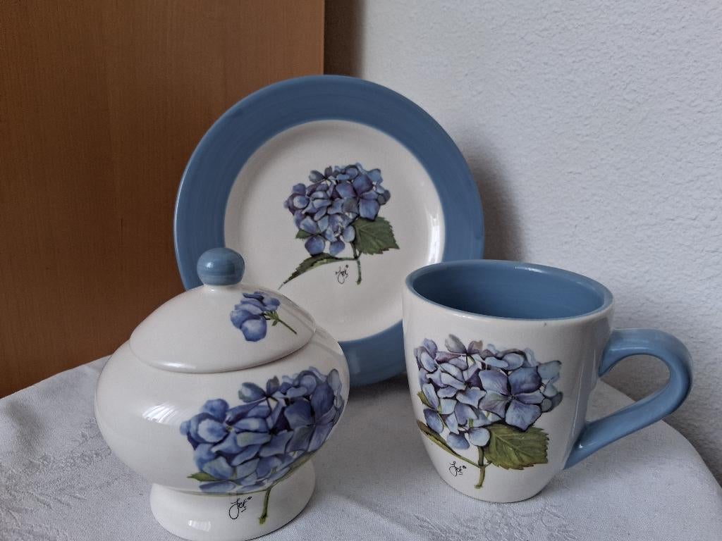 Jet by ter Steege hortensia items *eureka*, Huis en Inrichting, Keuken | Servies, Overige typen, Ophalen of Verzenden, Zo goed als nieuw