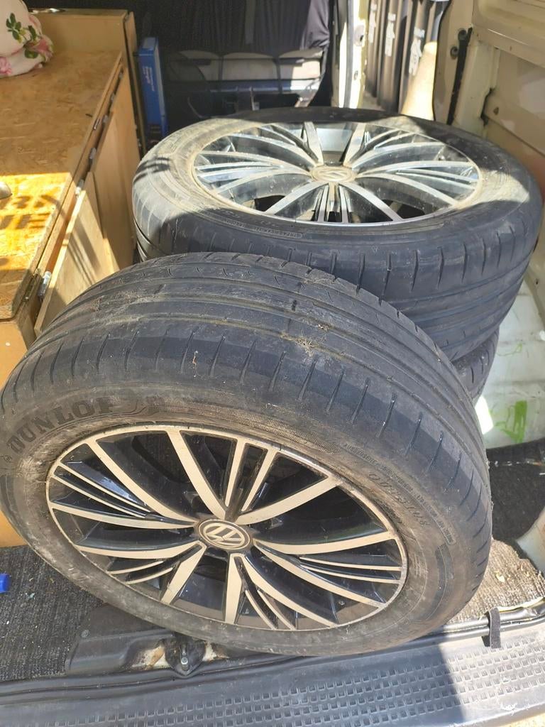 Originele VW Golf Polo velgen met banden let op 1 is beschad, Ophalen