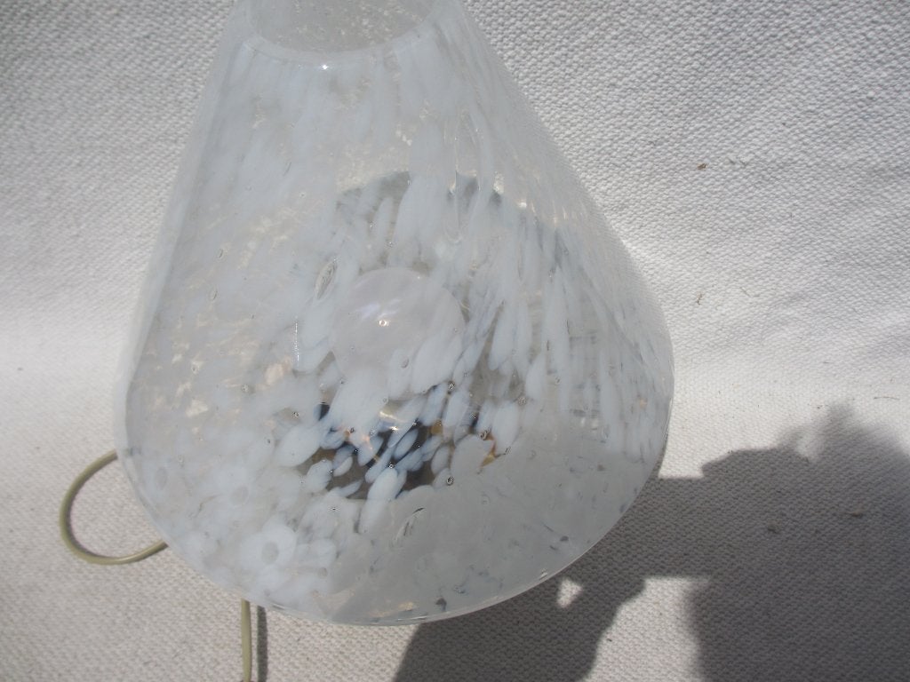 Vintage XXL Mushroom tafellamp Murano jr 50/60, Gebruikt, Overige merken, Vintage, Wit