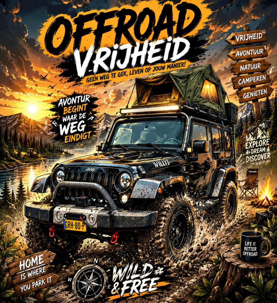 ‼️JEEP WRANGLER JK 3.6 284PK OFF-ROAD 4X4 CABRIO YOUNGTIMER, Automaat, Euro 5, Stof, Zwart