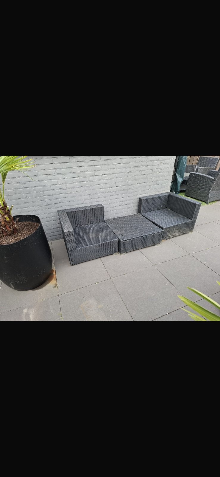3 delen van loungeset, Tuin en Terras, Tuinsets en Loungesets, Ophalen, Gebruikt