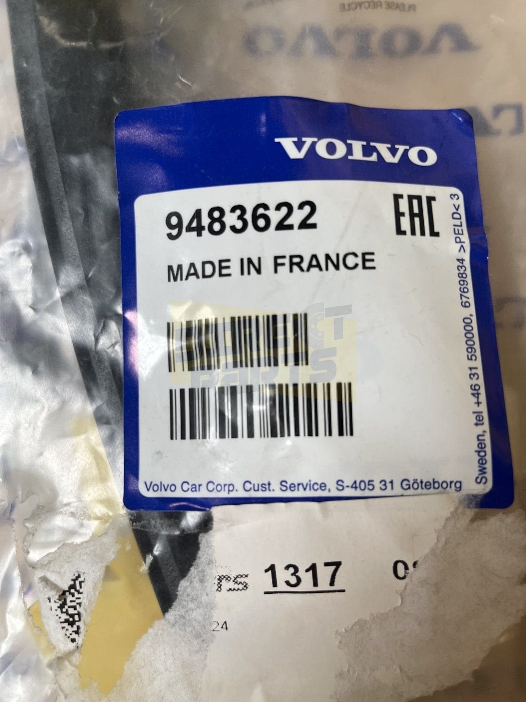 Volvo V50 (M) 7/04-5/10  Achter Portierrubber L/R Origineel!, -, Verzenden, -, Nieuw