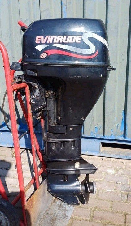 Evinrude 15 pk 4 takt langstaart el start afstandbediening, Ophalen, 10 tot 30 pk, Gebruikt, Viertaktmotor