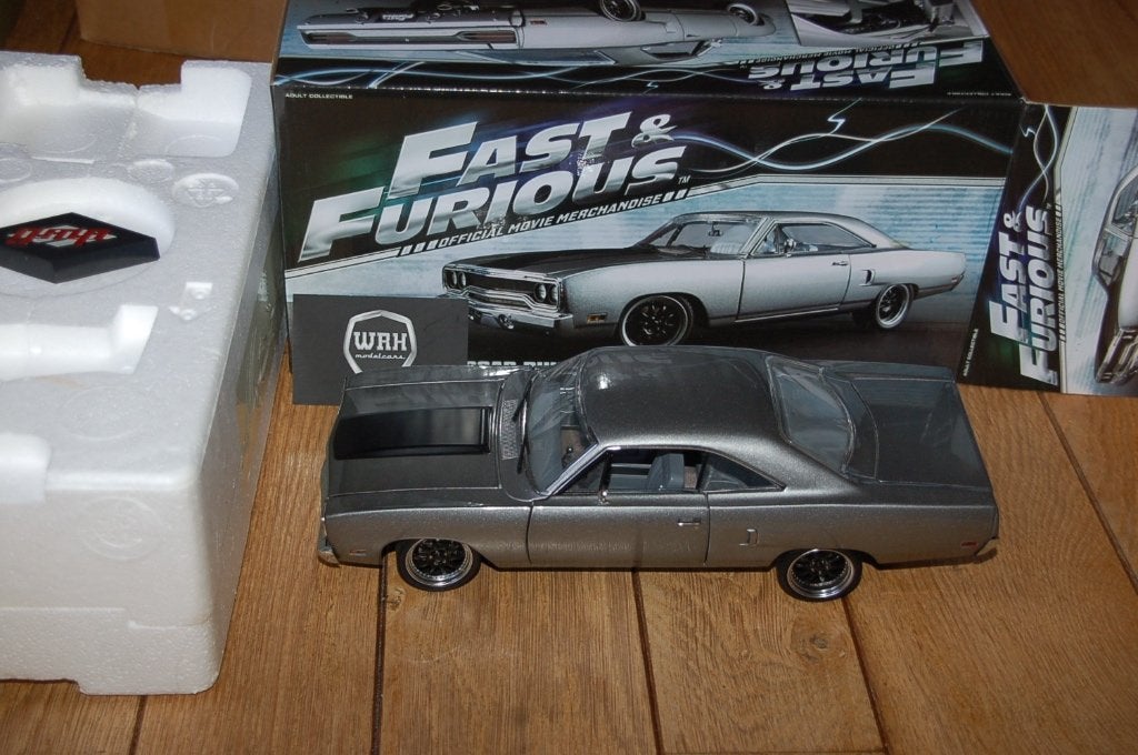 1:18 PLYMOUTH ROAD RUNNER Fast Furious GMP WRH, Verzenden, Zo goed als nieuw, Auto, Overige merken