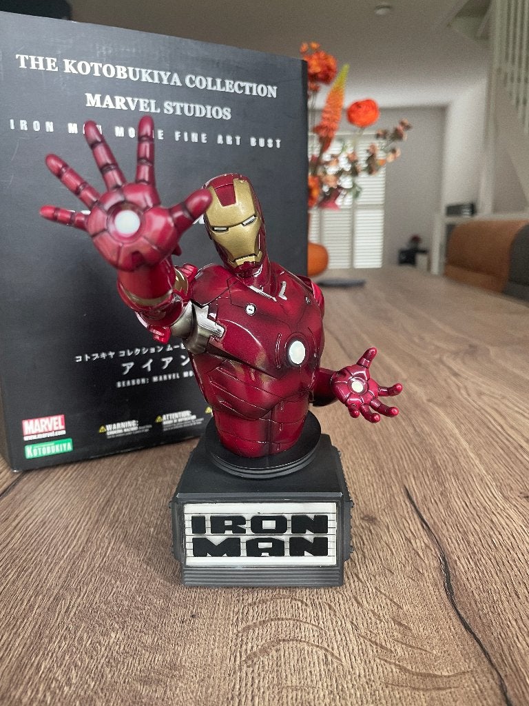 Kotobukiya Iron Man Buste, Verzenden, Gebruikt