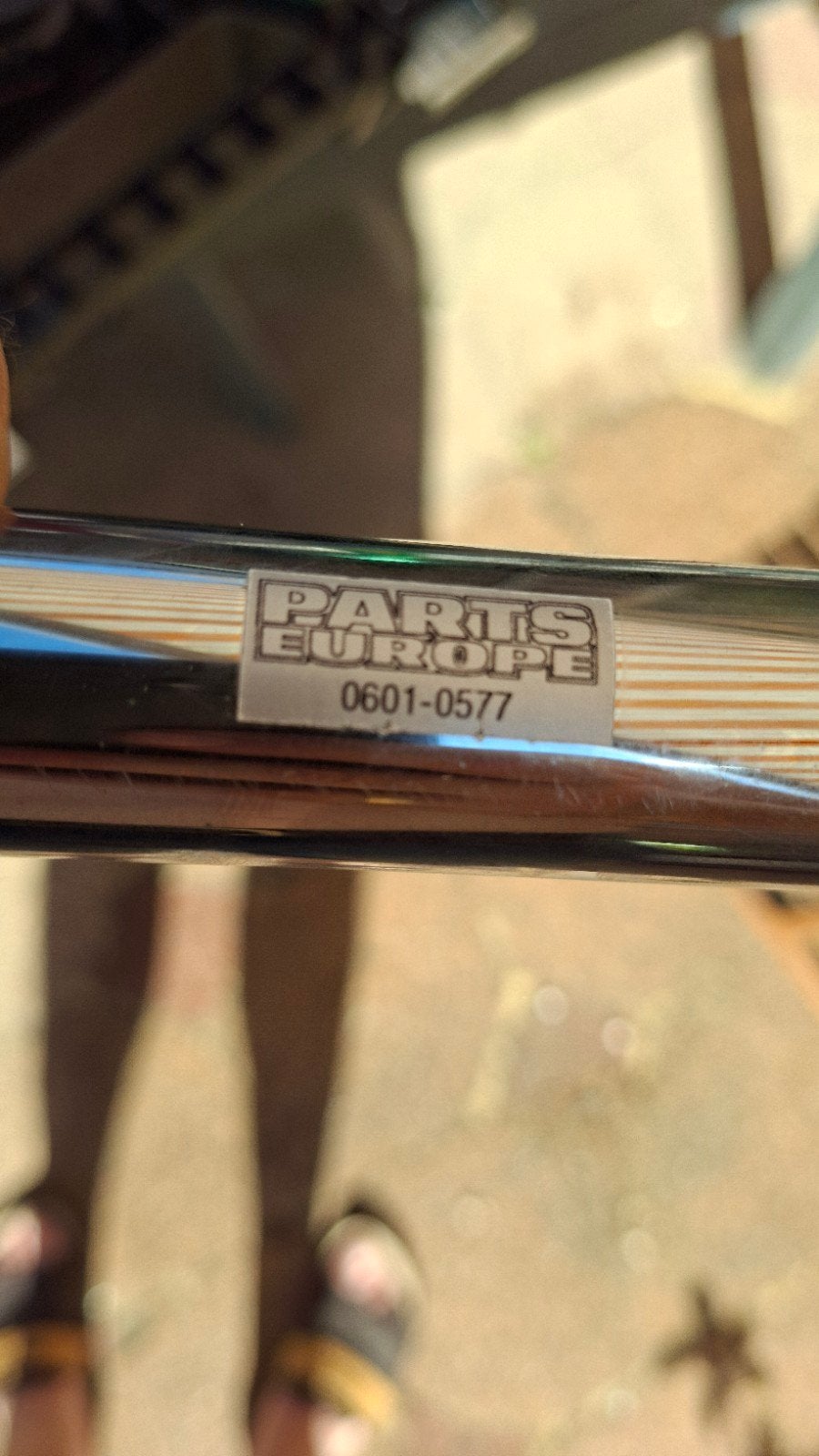 Chromen beach chopper stuur - Paris Europe, Motoren, Ophalen, Zo goed als nieuw