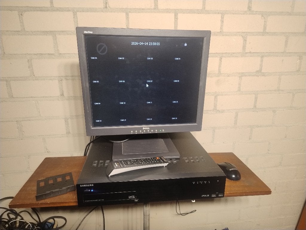 Samsung SRN-1670D netwerk video-recorder, Ophalen of Verzenden, Gebruikt