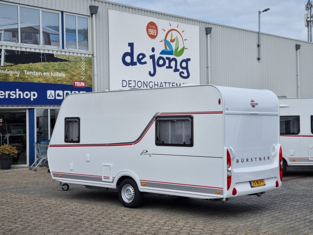 Bürstner Premio Life 480 TL - Enkele bedden -, Caravans en Kamperen, Caravans, Standaardzit, Bedrijf, Bürstner, 5 tot 6 meter