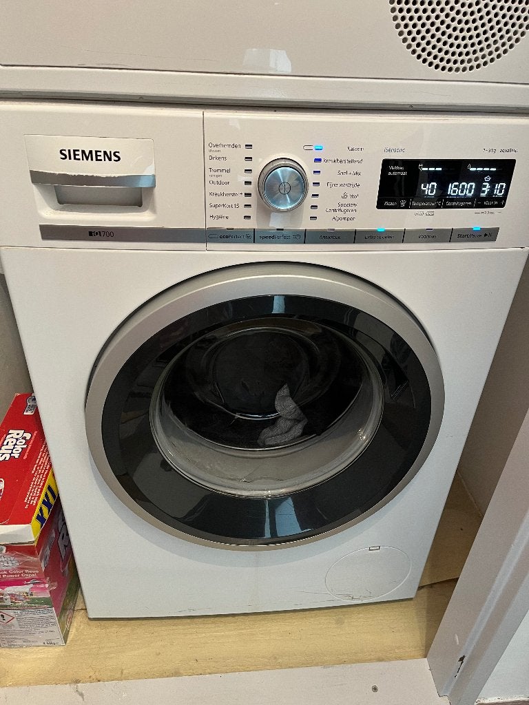 Wasmachine Siemens IQ700, Ophalen, 1200 tot 1600 toeren, Gebruikt, 8 tot 10 kg