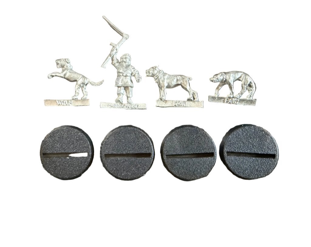 Warhammer Lord of the Rings MESBG Farmer Maggot and Hounds, Hobby en Vrije tijd, ., Zo goed als nieuw, ., .