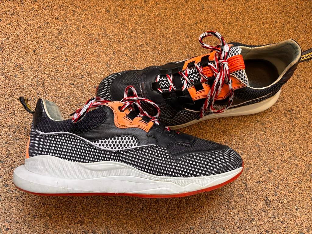 Floris van Bommel Limited Edition Sneakers Maat 44, Zwart, Ophalen of Verzenden, Sneakers of Gympen, Gedragen