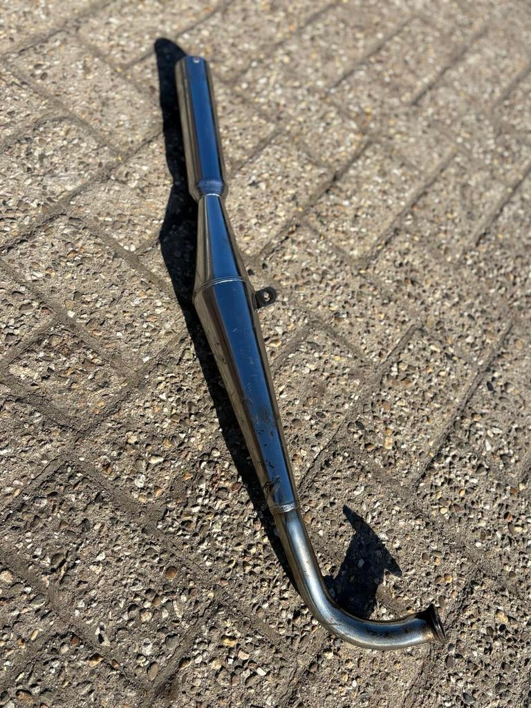 Tomos A3 / A35 28mm Tecno Bos Fuego chroom uitlaat, Ophalen of Verzenden, Gebruikt, Uitlaat, Tomos