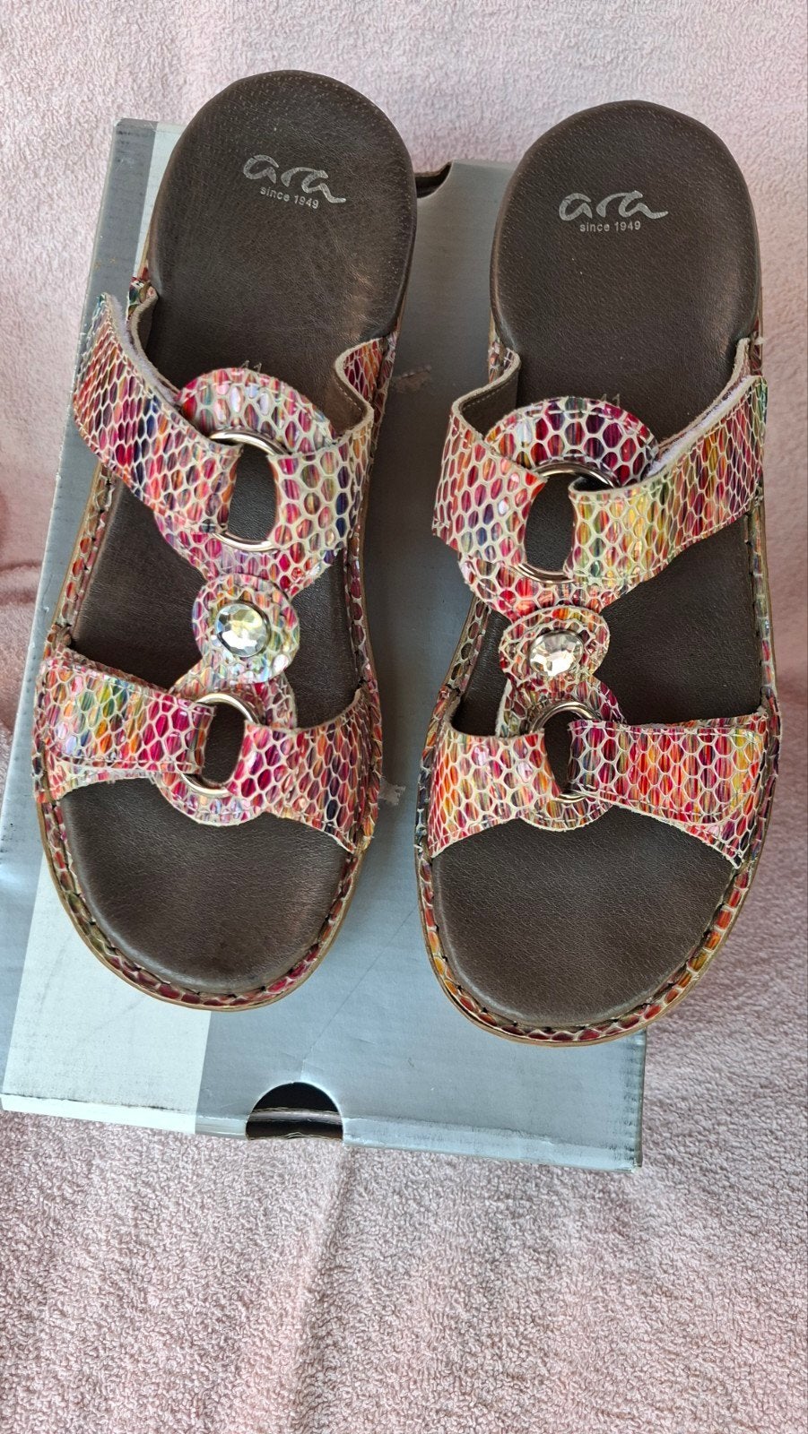 Zgan Ara comfort slippers, Ophalen of Verzenden, Zo goed als nieuw, Blauw