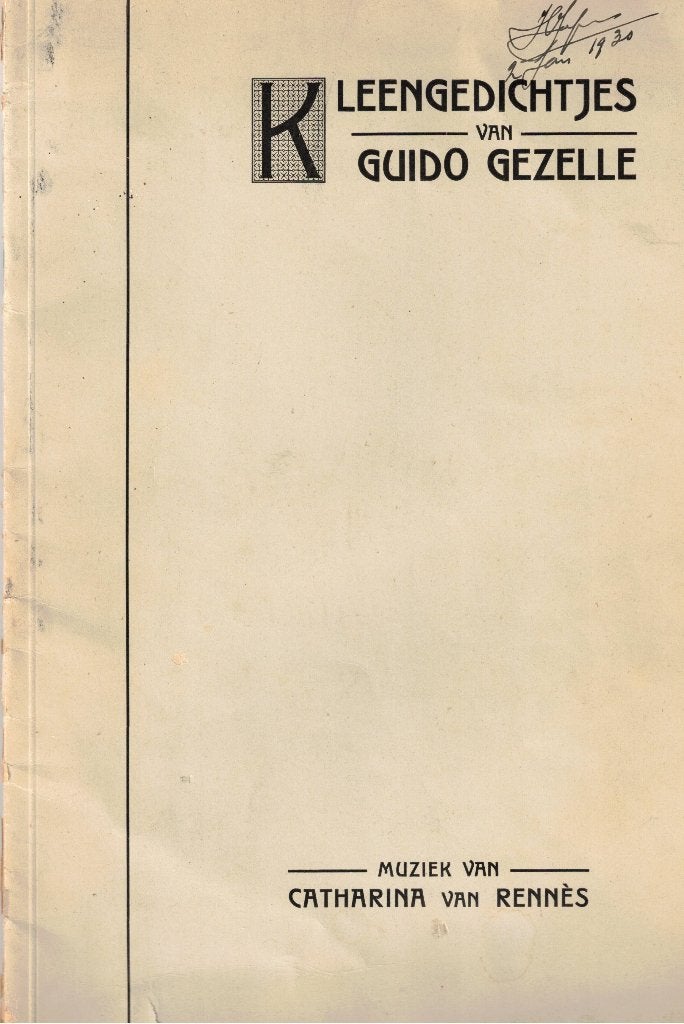 Kleengedichtjes van Guido Gezelle - Catharina van Rennès, Zang, Gebruikt, Klassiek, Overige soorten