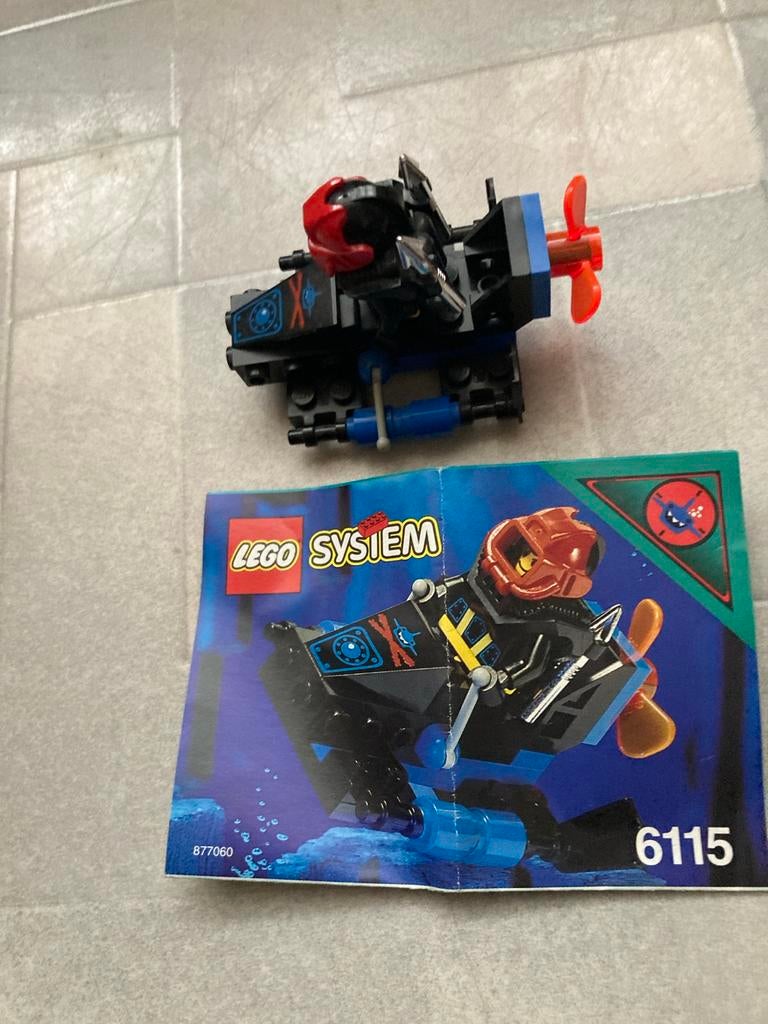 LEGO System 6115: Metamorfose Sub - Aquazone, Kinderen en Baby's, Speelgoed | Duplo en Lego, Ophalen of Verzenden, Zo goed als nieuw