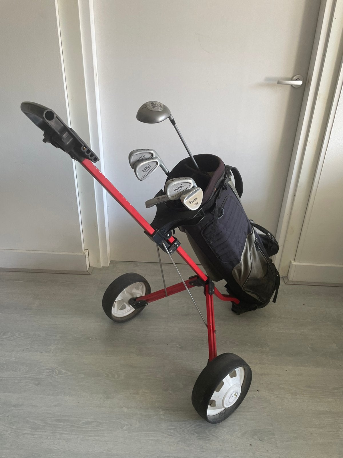 Heren GOLFSET met Tas en Trolley, rechtshandig, Sport en Fitness, Golf, Ophalen, Gebruikt, Set