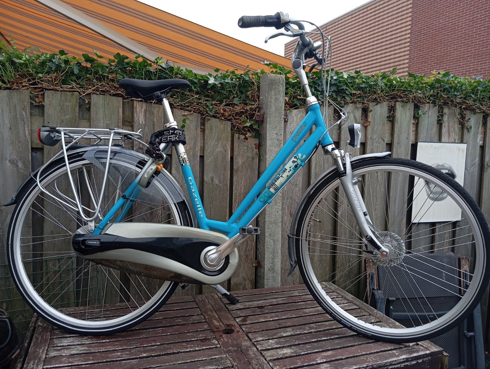 gazelle dames fiets 7 versnellingen, Minder dan 10 versnellingen, Zo goed als nieuw, Gazelle, 56 cm of meer