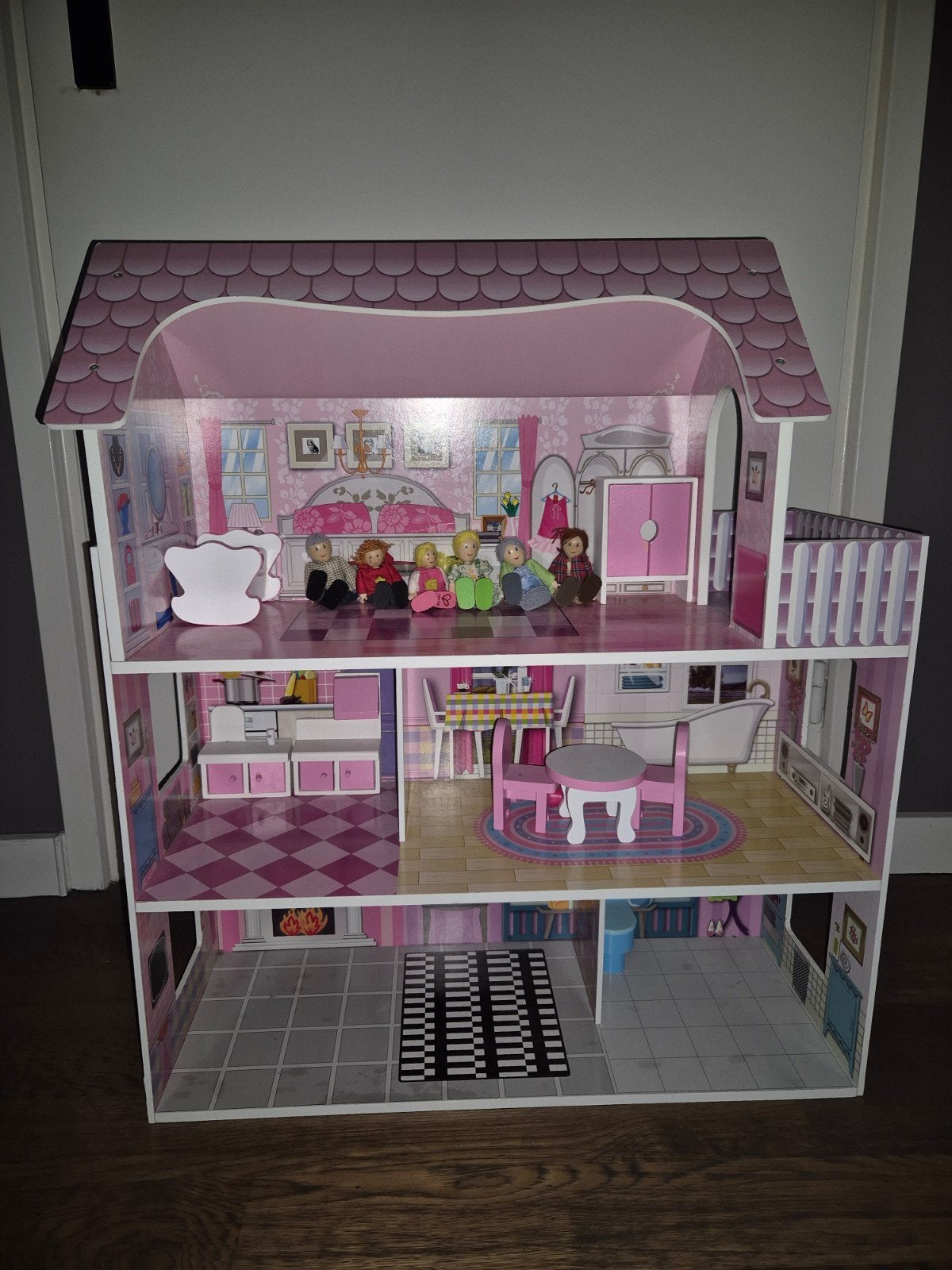 Supermooi poppenhuis, nog als nieuw!, Kinderen en Baby's, Speelgoed | Poppenhuizen, Ophalen, Zo goed als nieuw, Poppenhuis