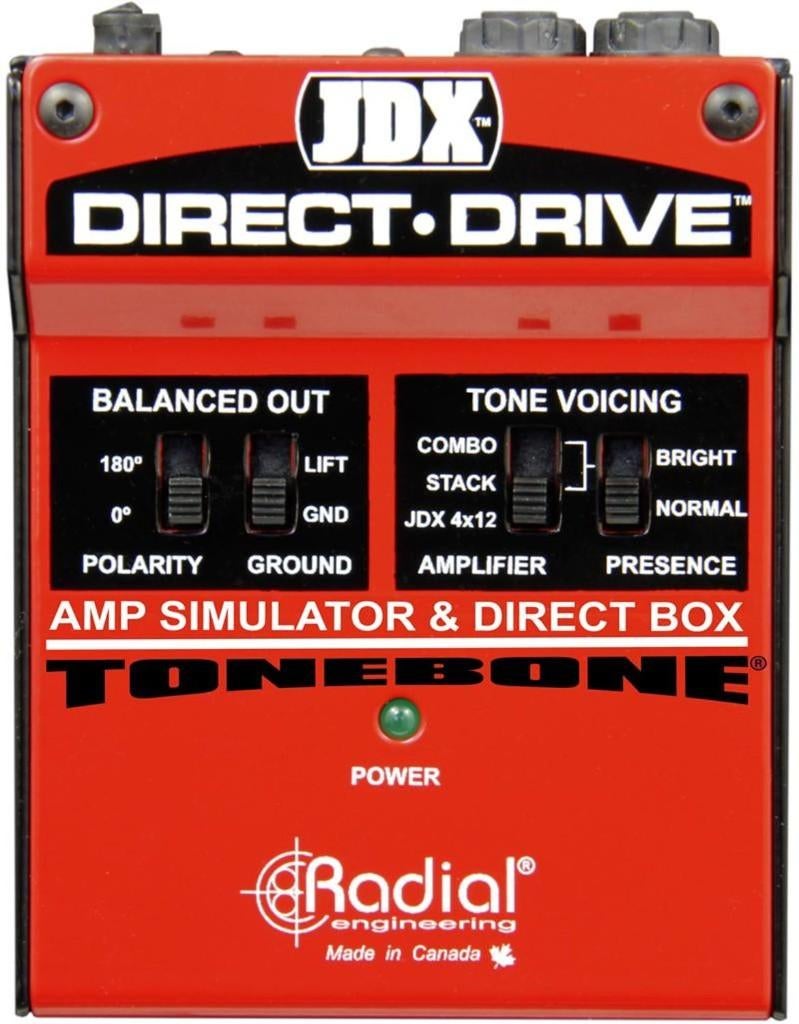 Radial JDX Direct-Drive amp-simulator & DI-box, ., Overige typen, Nieuw, Ophalen of Verzenden