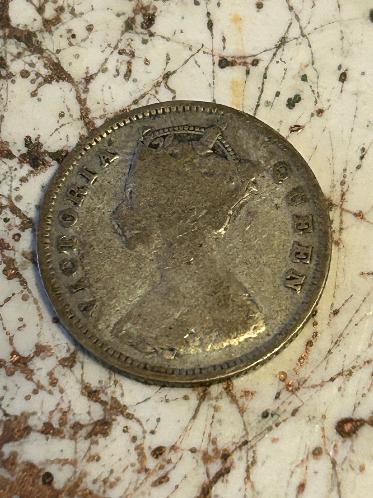 Zilveren Victoria Hong Kong 10 Cents munt 1897, Ophalen of Verzenden, Oost-Azië, Losse munt, Zilver