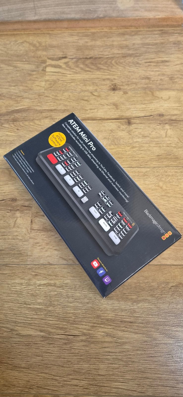 Nieuwe Blackmagic ATEM Mini Pro incl. ATEM software control, Ophalen of Verzenden, Nieuw, Video