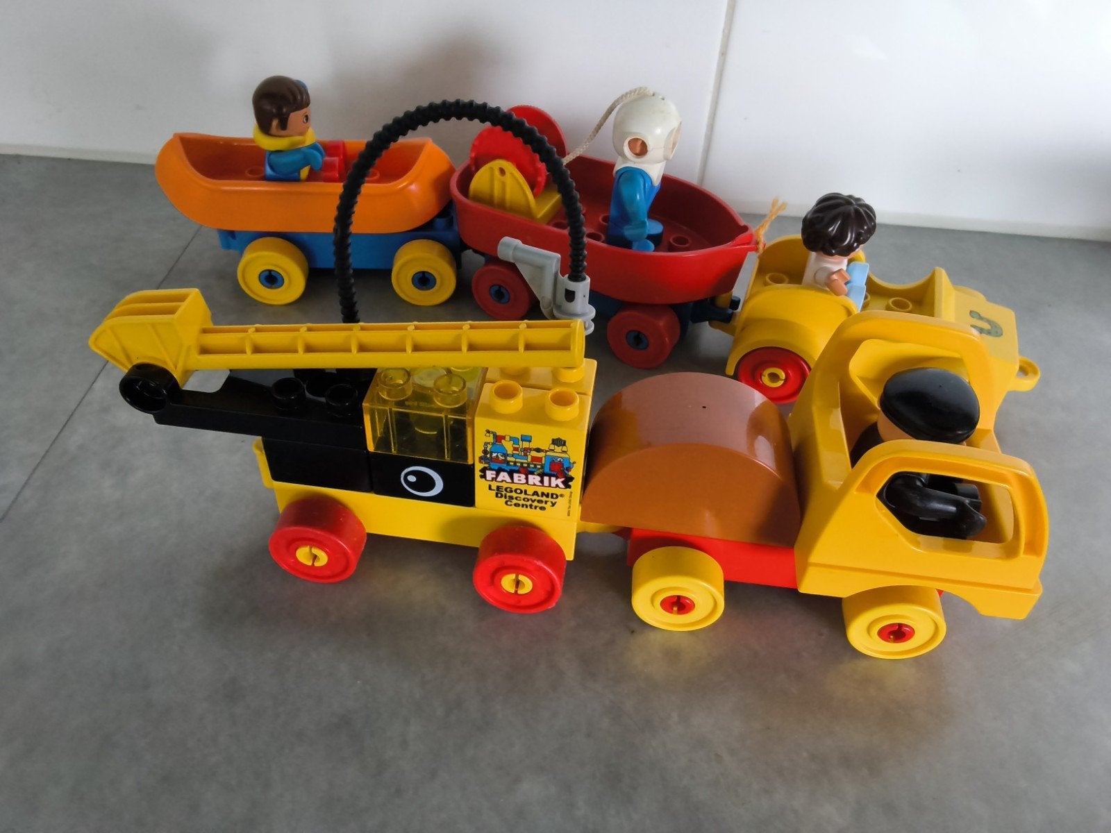 Duplo auto's met aanhangers, Ophalen of Verzenden, Inclusief accessoires, Duplo