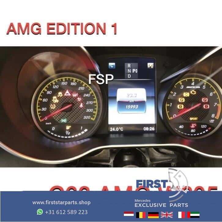 W205 C63 AMG edition Tellerklok Mercedes C Klasse 2014-2018, Gebruikt, -, Ophalen of Verzenden, -