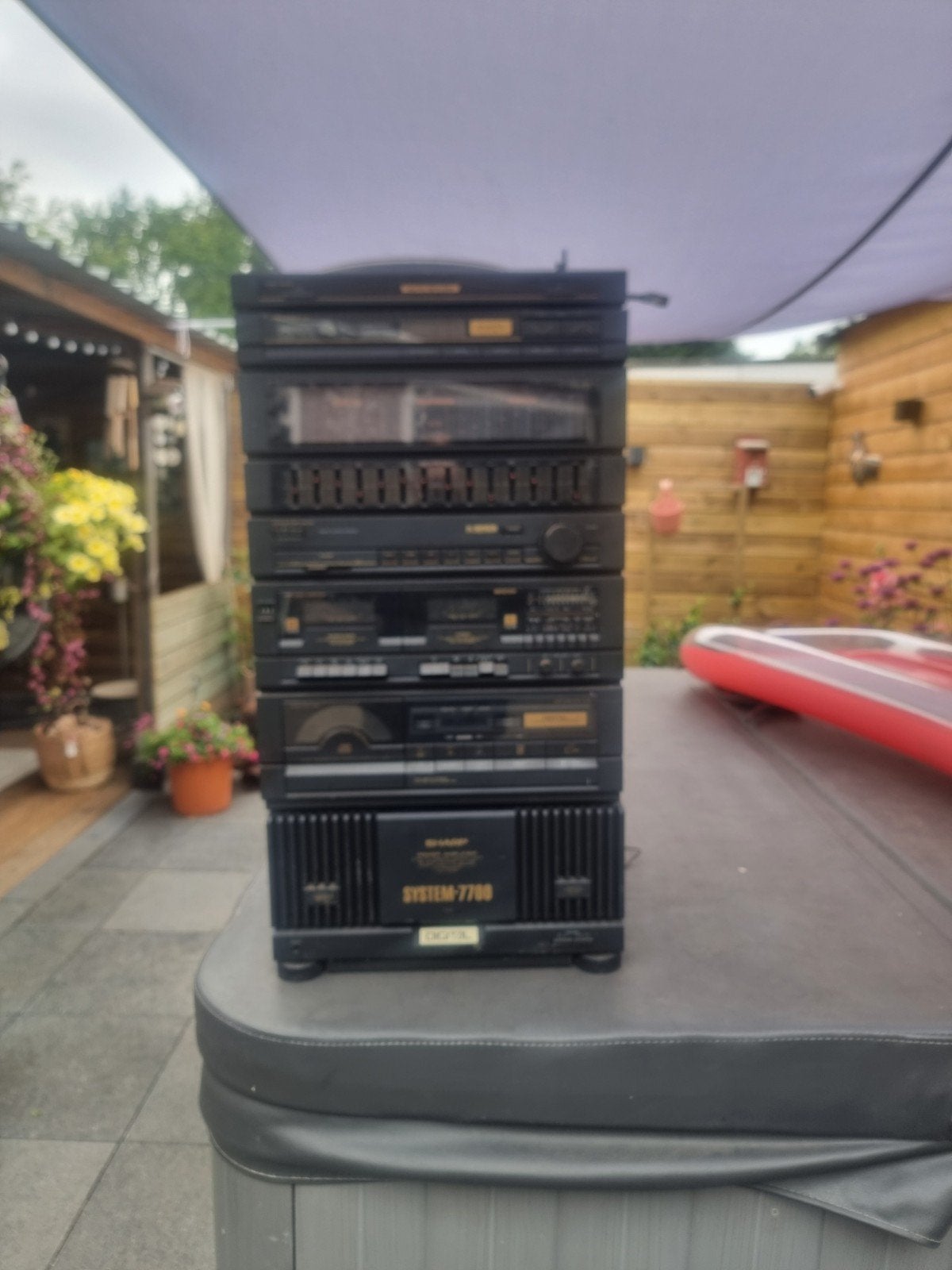 sharp 7700H bk stereo toren, Ophalen, Sharp