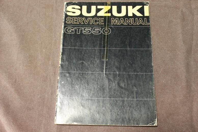 Suzuki GT550 1972 motorcycle service manual GT 550 handboek, Ophalen of Verzenden, Suzuki