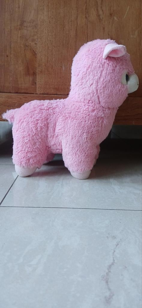 Roze lama knuffel van Sunkid, Overige merken, Overige typen, Ophalen of Verzenden, Middelgroot (20 tot 80 cm)