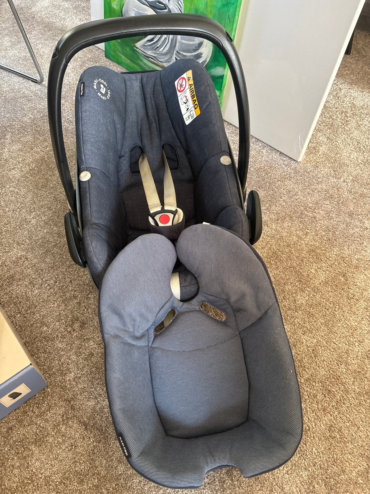 Maxi-Cosi Pebble Plus autostoel - Zo goed als nieuw, Kinderen en Baby's, Autostoeltjes, Ophalen, Autogordel of Isofix, Zijbescherming