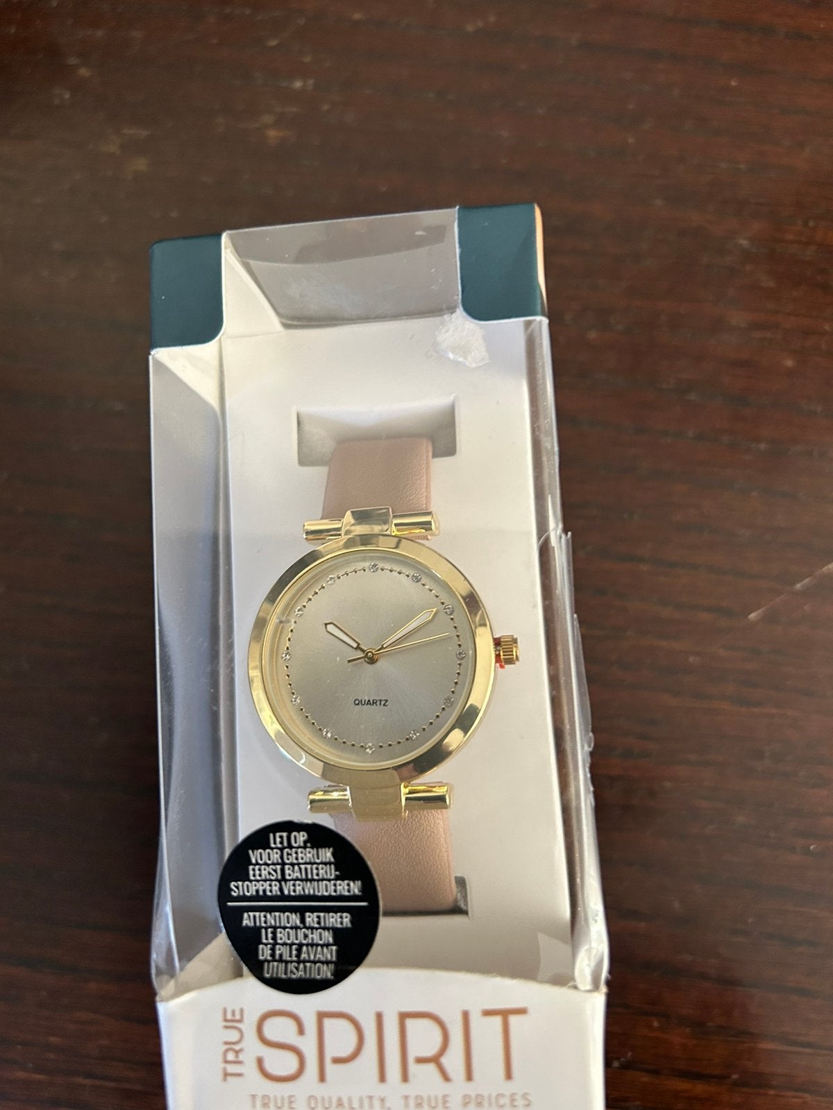 Nieuwe horloge met erin kleine steentjes, Sieraden, Tassen en Uiterlijk, Horloges | Dames, Ophalen of Verzenden, Zo goed als nieuw