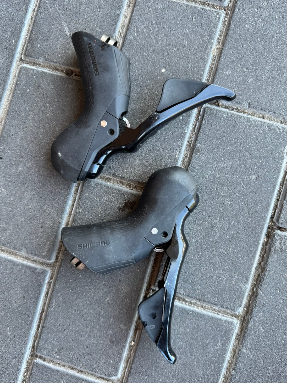 shimano 105 shifters, Ophalen of Verzenden, Zo goed als nieuw, Racefiets, Remmen