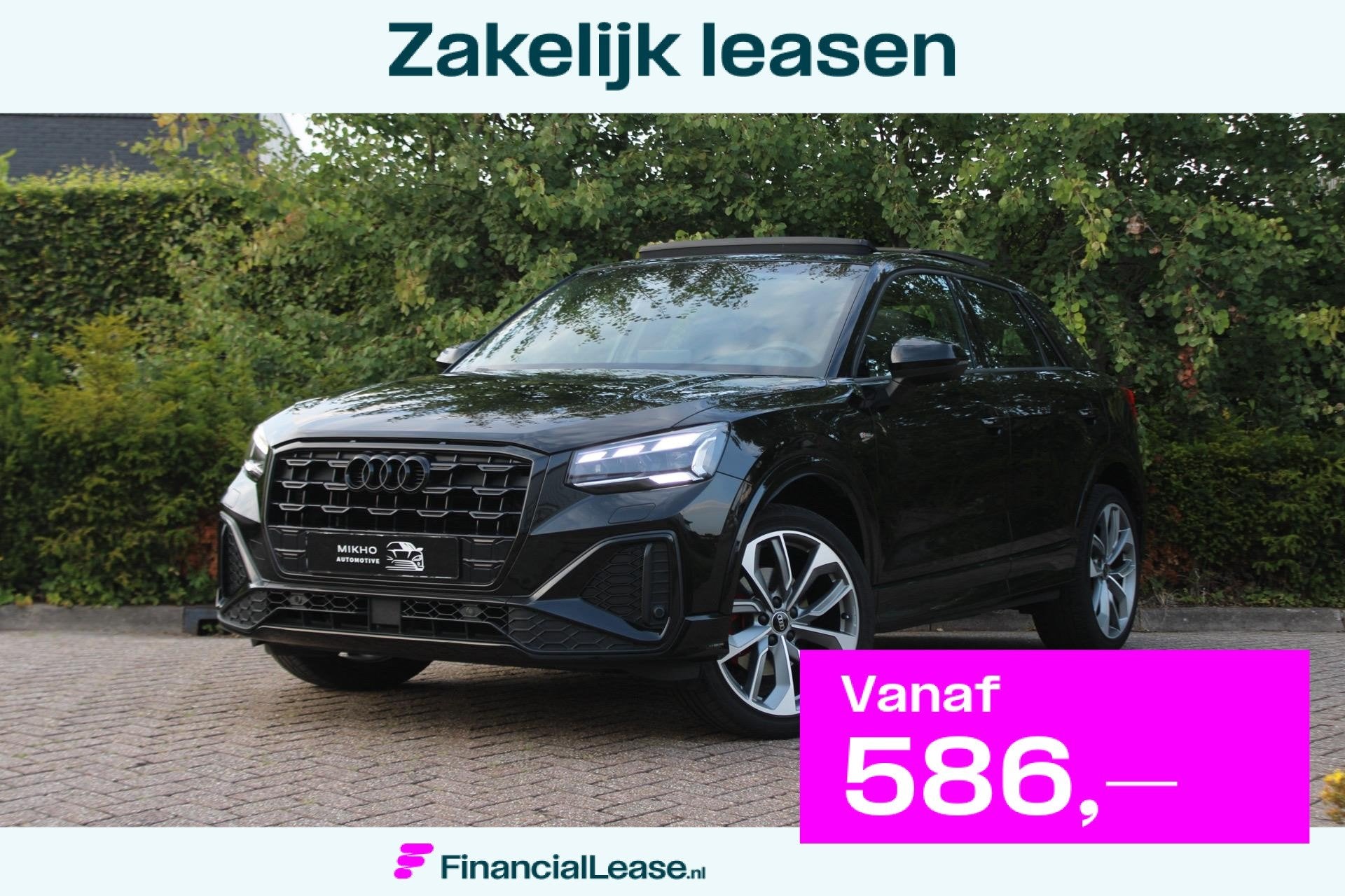 Audi Q2 35 TFSI |3x S-Line|Panoramadak| Bang&Olufsen | Virtu, Dealer onderhouden, 15 km/l, 4 cilinders, 150 pk