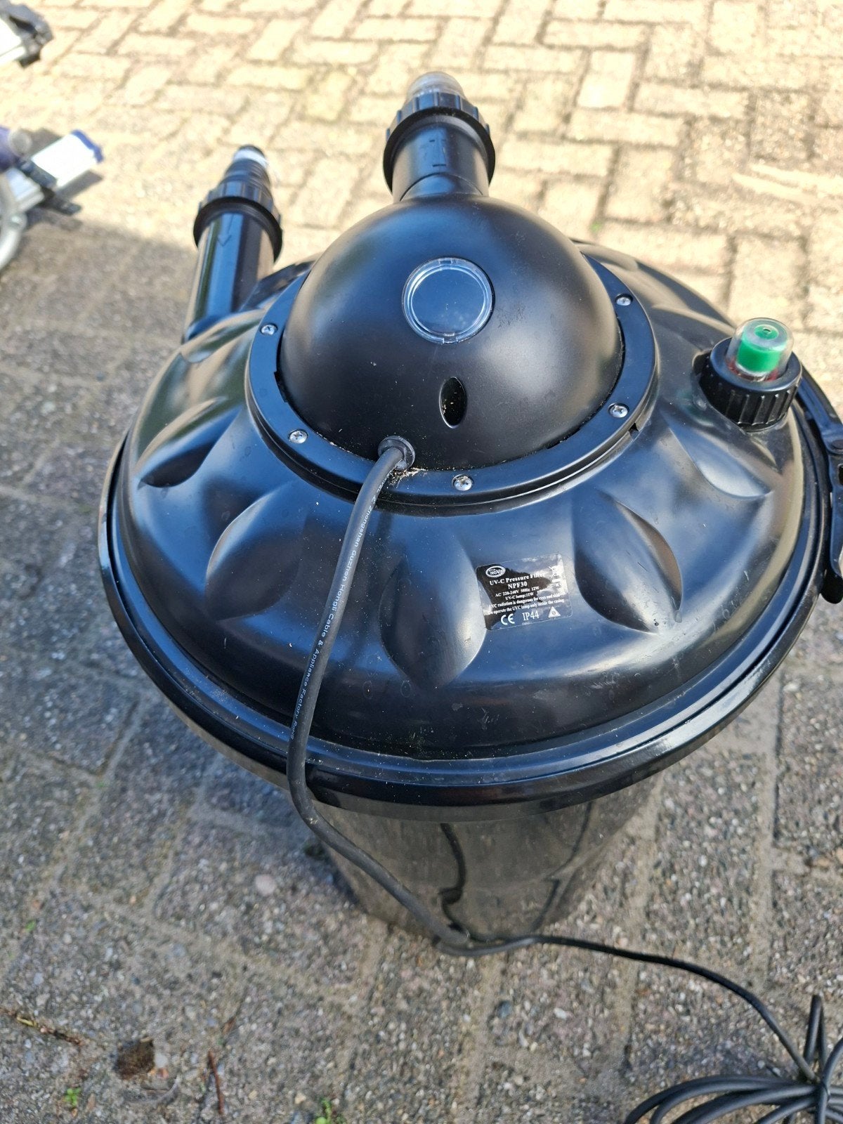 druk filter pro30, Ophalen, Vijverfilter
