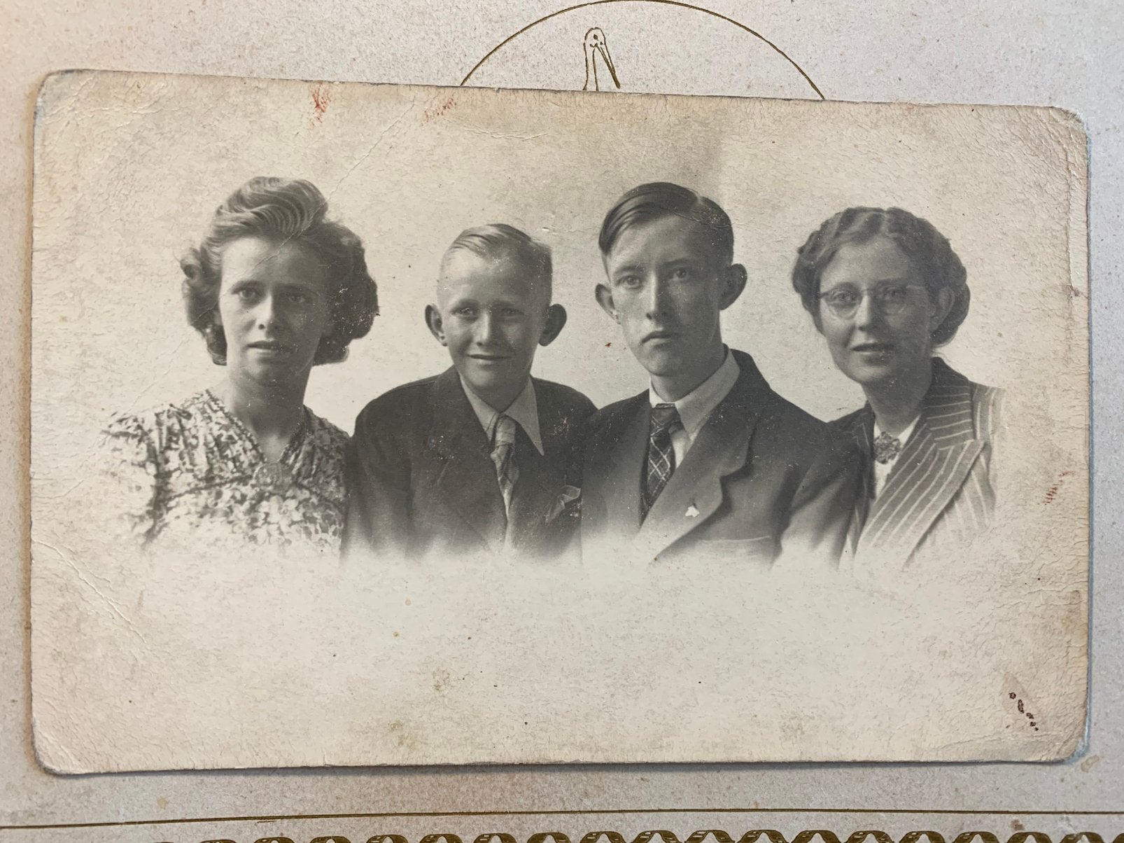 Foto - broers en zussen (CB), Verzamelen, Foto's en Prenten, Gebruikt, Foto, Ophalen of Verzenden, 1940 tot 1960