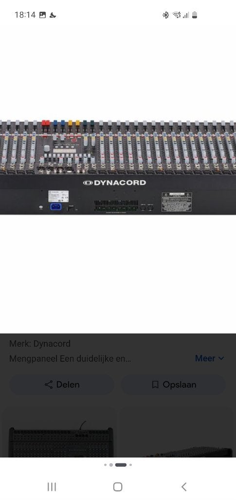 Dynacord mengpaneel 22kanaal, Ophalen, Nieuw, 20 kanalen of meer