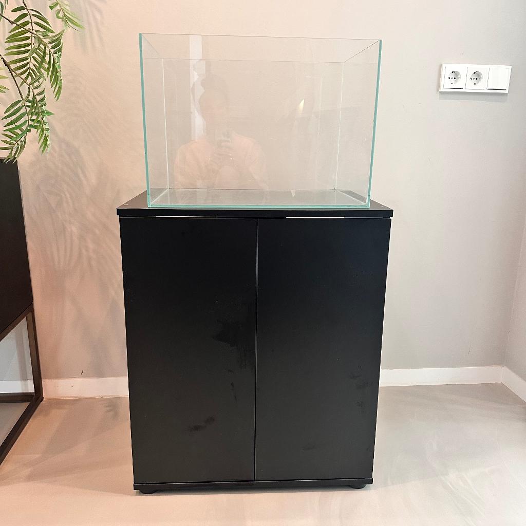 Superfish Scaper Aquarium 60L+ onderkast, Dieren en Toebehoren, Ophalen, Gebruikt, Leeg aquarium, Superfish