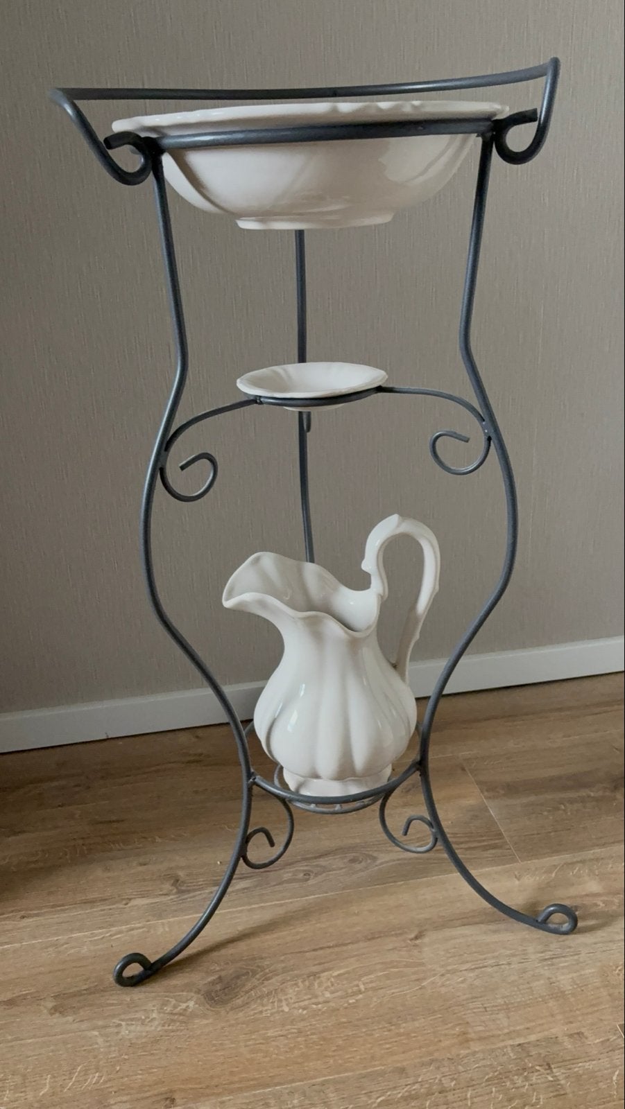 Lampetset met standaard antieklook, Antiek en Kunst, Ophalen