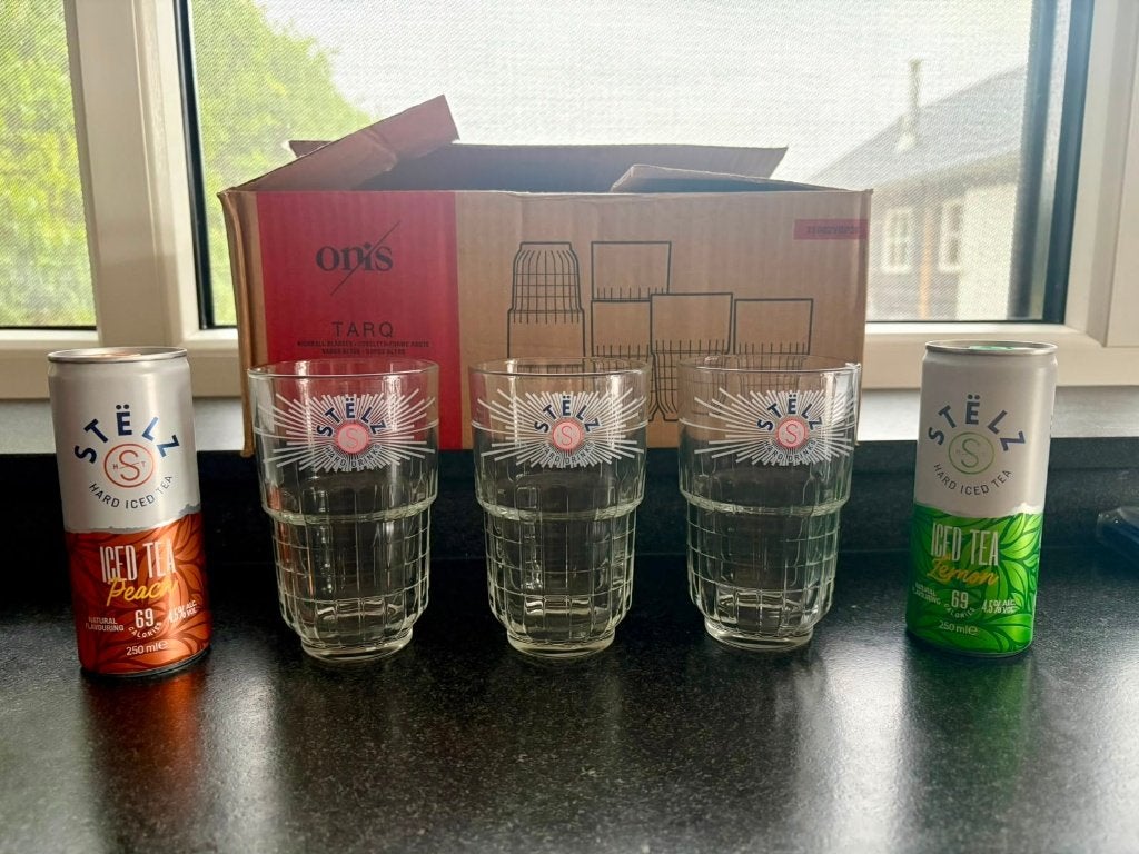 Stelz glazen, Verzamelen, Biermerken, Ophalen of Verzenden, Zo goed als nieuw, Glas of Glazen, Overige merken