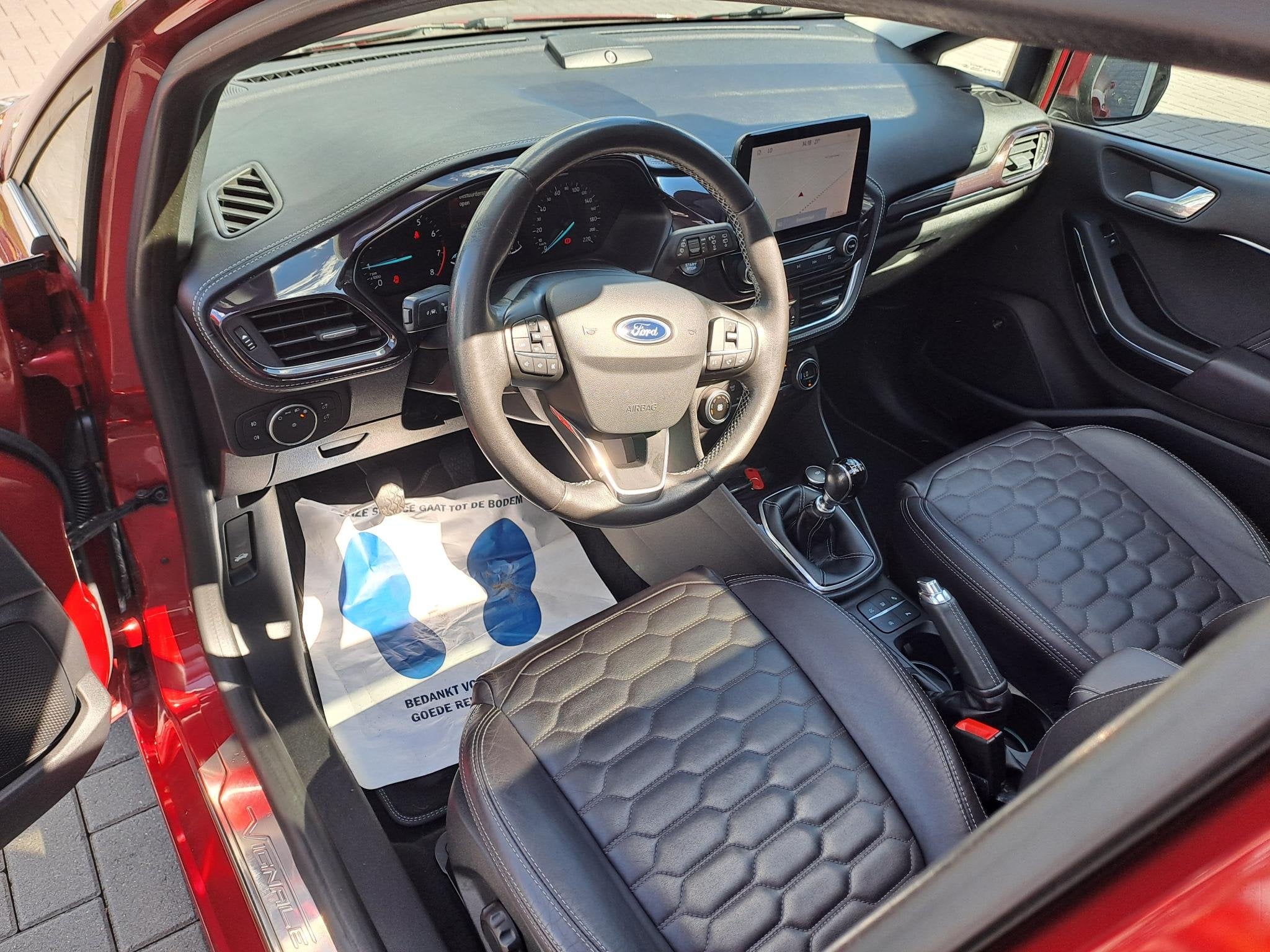 Ford Fiesta 1.0 EcoBoost Vignale Panoramadak, B&O, ACC, Came, Auto's, Ford, 125 pk, Gebruikt, Euro 6, 1064 kg